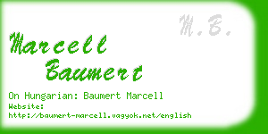 marcell baumert business card